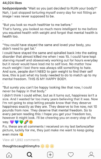 kenyanxgyal: the-real-eye-to-see:  Because mental health is health too!  As someone who has been in recovery from an eating disorder for 2 years now, I love this. 