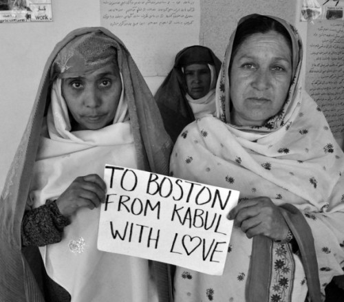 luminousabeer: apostropheincluded: kimyadawson: meghan-casey: From Boston to Kabul with love.  