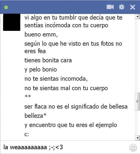 tu-futuro:  Lo mejor fue que yo apenas conocía a esa persona :’), y fue tan bacán cuando me lo dijo:3. 