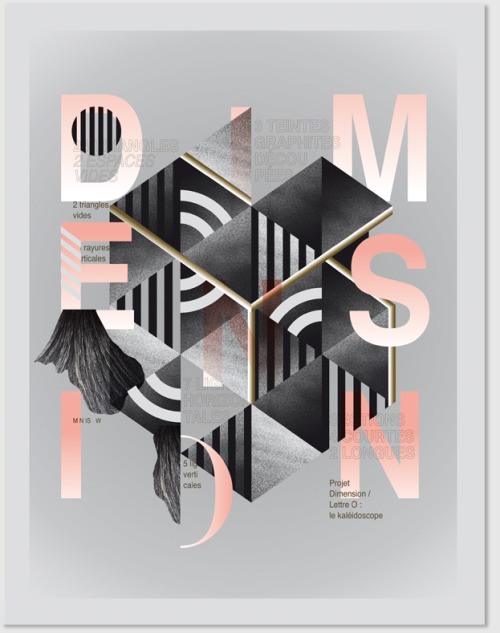 booksfromthefuture: D/I/M/E/N/S/I/O/N – Poster series by My Name is Wendy