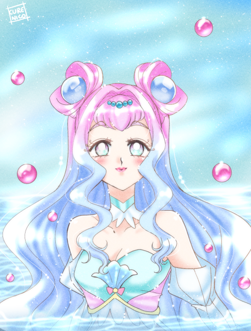 Cure La Mer on Naoko Takeuchi style by me <3