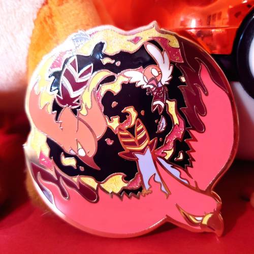 retrogamingblog2:Fire Pokemon Pins made by Spectrolite