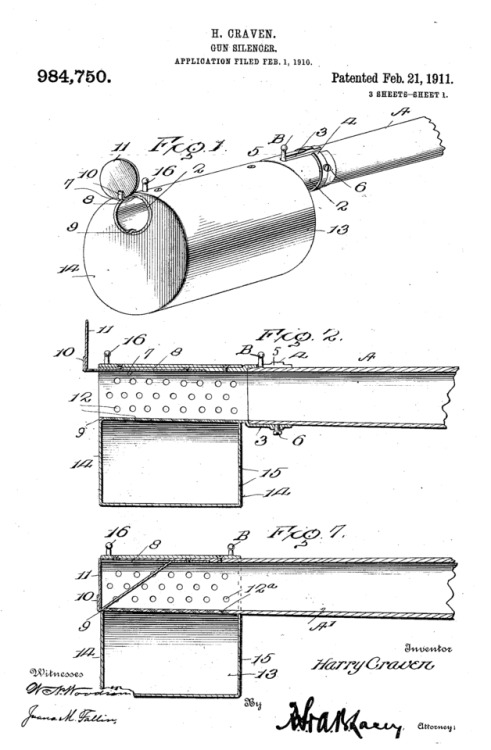 historicalfirearms:Early Firearms SuppressorsThe firstviable firearm suppressors appeared at the tur