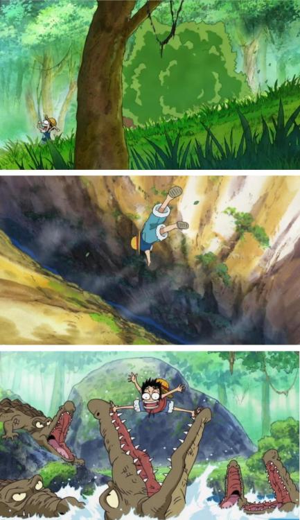 one-piece-of-a-blog:Luffy, honey, how the hell did you survived your childhood