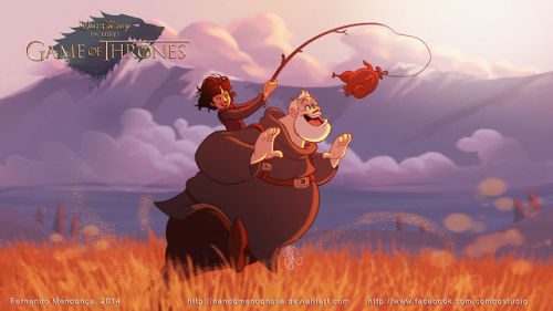 scrubbingwesteros:  Disney-style Game of Thrones characters by various artists. 