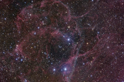 Just–Space: Vela Supernova Remnant : The Plane Of Our Milky Way Galaxy Runs Through