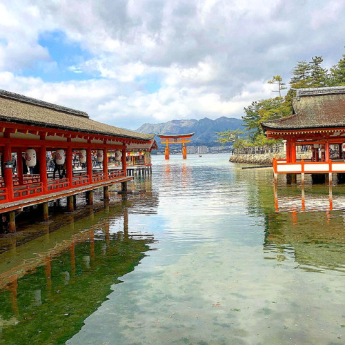 Itsukushima Shrine(via instagram @japangram_g)