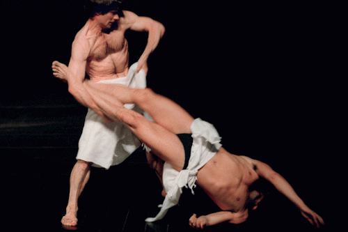 raveneuse:  Pina Bausch, Rainer Behr dans Nefes, 2004. Photographed by Laurent Paillier.