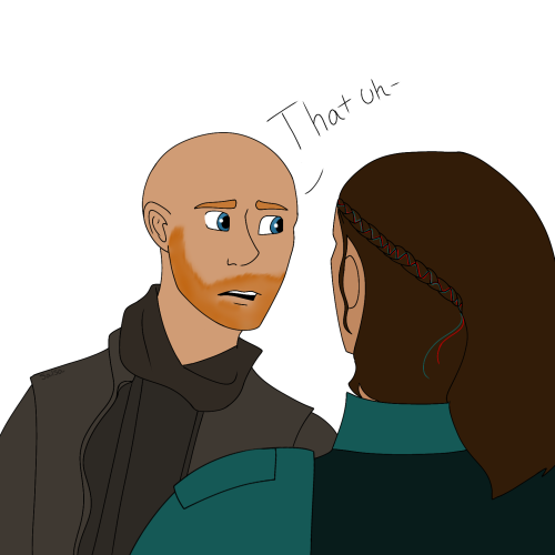 This Because I Was Watching The Believer And Definitely Sensed Mayfeld Flirting With Cara And Din Getting