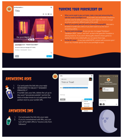 simblreenofficial: Simblreen Visual Guide (Google Doc Ver.)As this is put in slides, you can trans