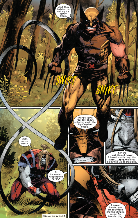 why-i-love-comics:Wolverine #8 - “The Past Ain’t Dead” (2020)written by Benjamin P