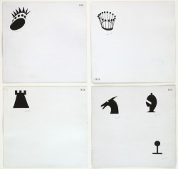 somedevil:Marcel Duchamp, Designs for Chessmen,