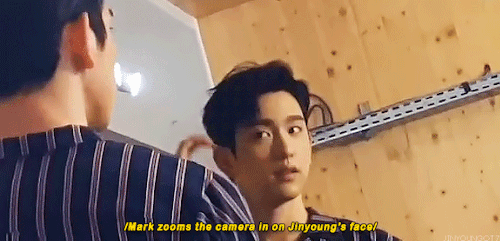 jinyoungot7:mark feeding us with quality content