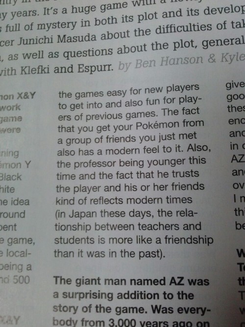 frosttenchi: blackjackgabbiani: First part of the Masuda interview! Discusses the storyline, Lysandr