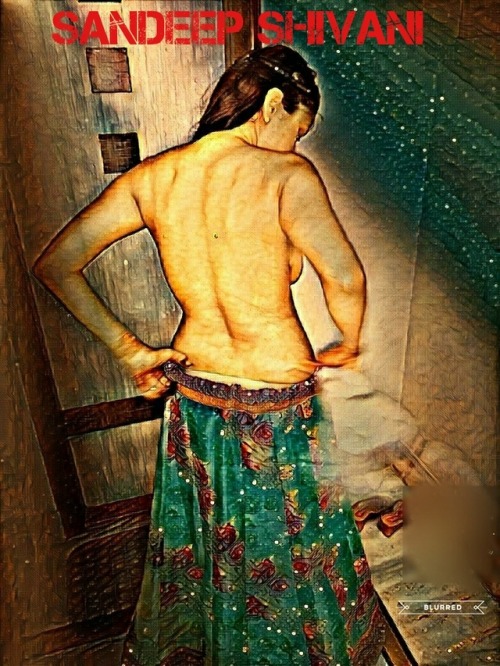 Sexy Shivani , exposing her topless beautiful body in a traditional dress, #Rajasthan Royals  @sande
