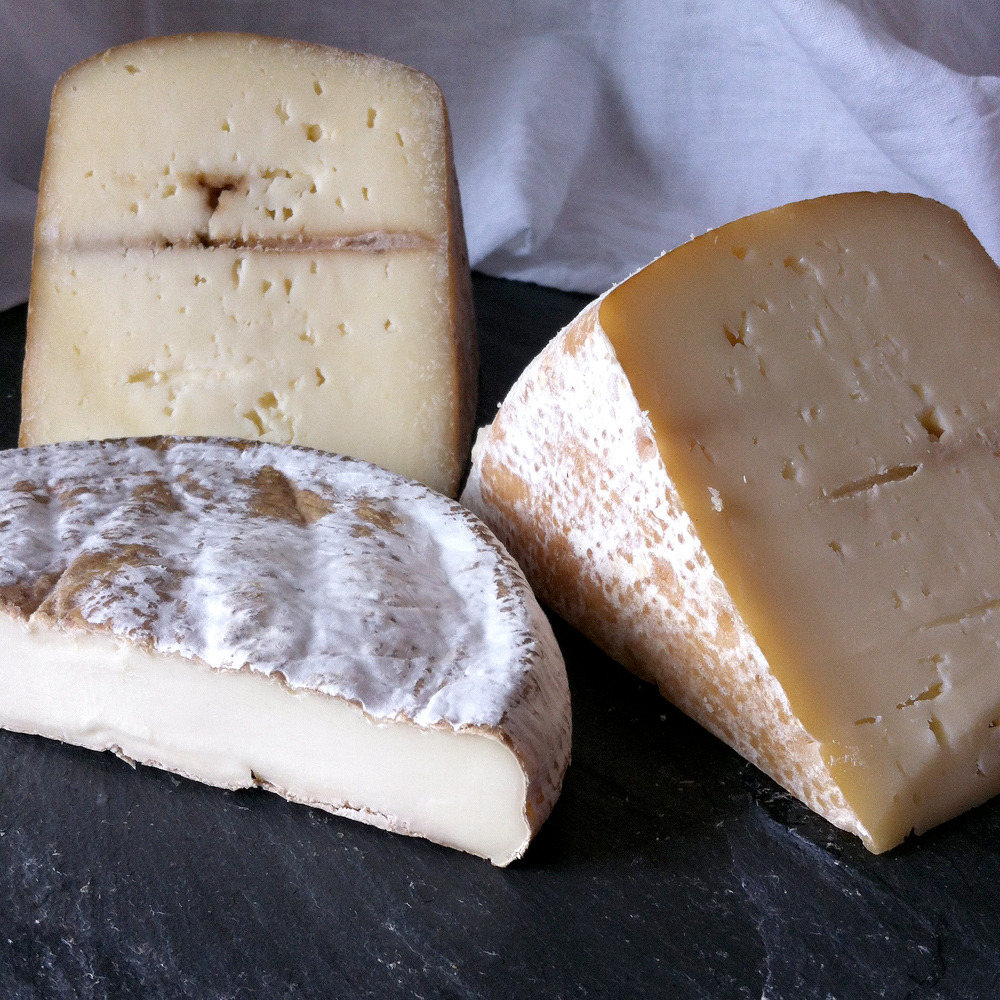 cheesenotes:  Recently I had the privilege of trying three experimental beer-washed