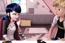 skyeves:  Adrien + Gifts and other stuff from Marinette. 