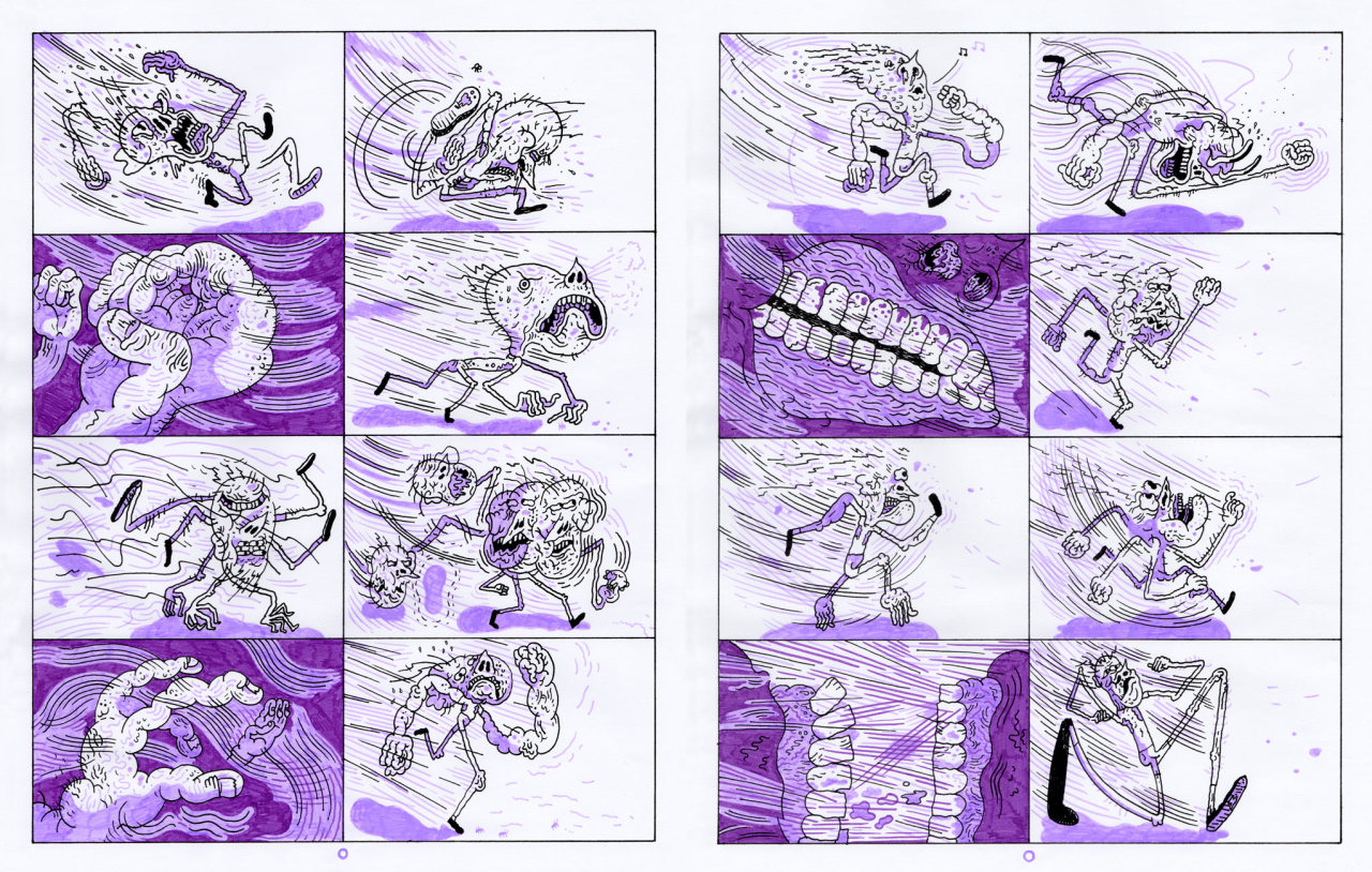 rowantedge:  Rowan Tedge - “Spectrum Jogger” Made for the Comics Workbook Composition