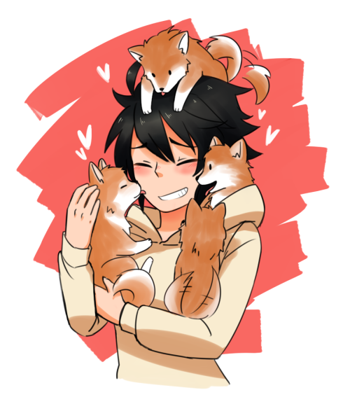 maqui-chan: elementary au where they go on a field trip to an animal shelter and Mika got stumped bc