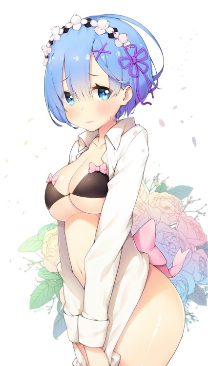 topnotchhentai:  Ram and Rem are just too fucking adorable 😍😍  #Remisbestgirl 