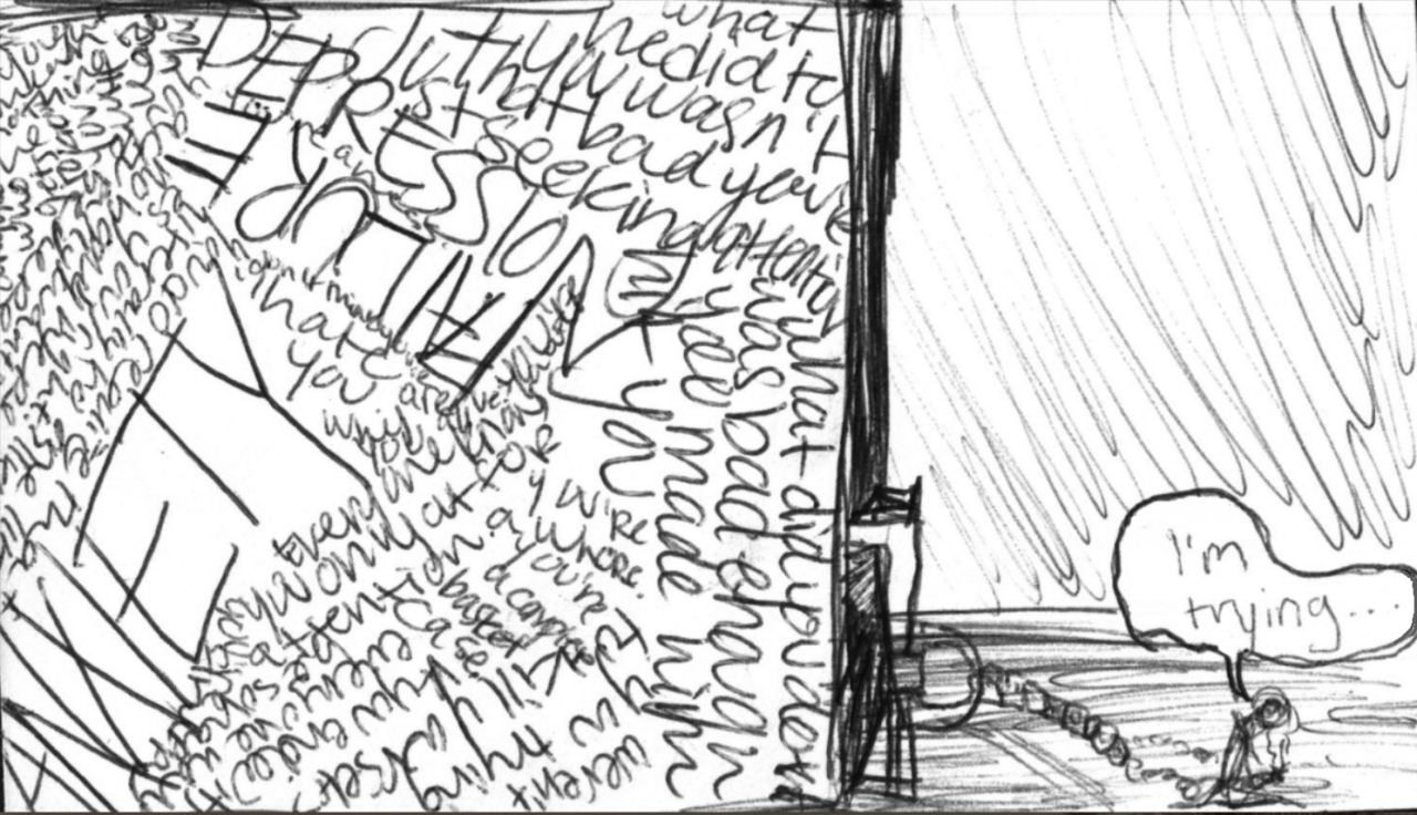 inkskinned:  idk a doodle i did while avoiding hw // r.i.d