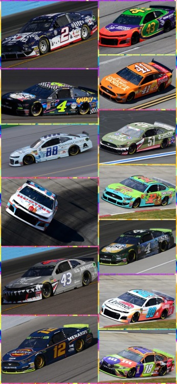 nascarfan12: Favorite Whimsical Paint Schemes of 2019!!