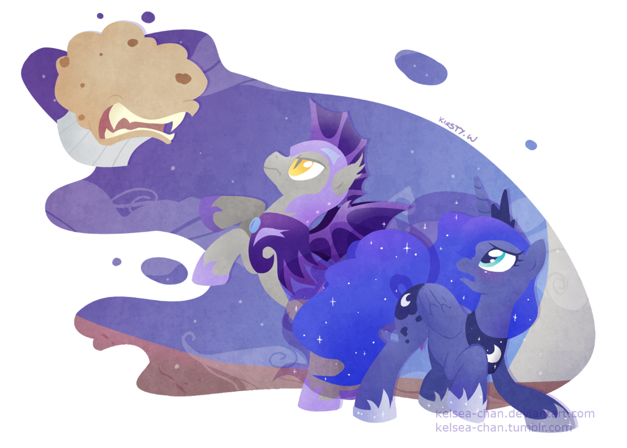 elrincondelpony:  +COMM - Attack of the Mutant Muffin+ by Kelsea-Chan  Quick, someone