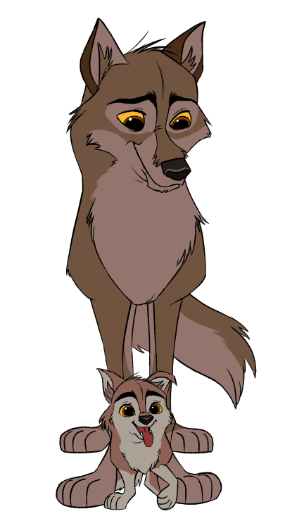 @foxgirl-with-fangs wanted to see Balto and his kiddo so here they are!This isn’t exactly the (let’s