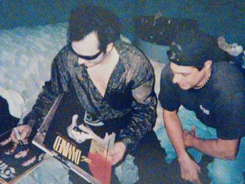 dykevanian:Dave Vanian @ the 9:30 club, Washington DC Feb 98
