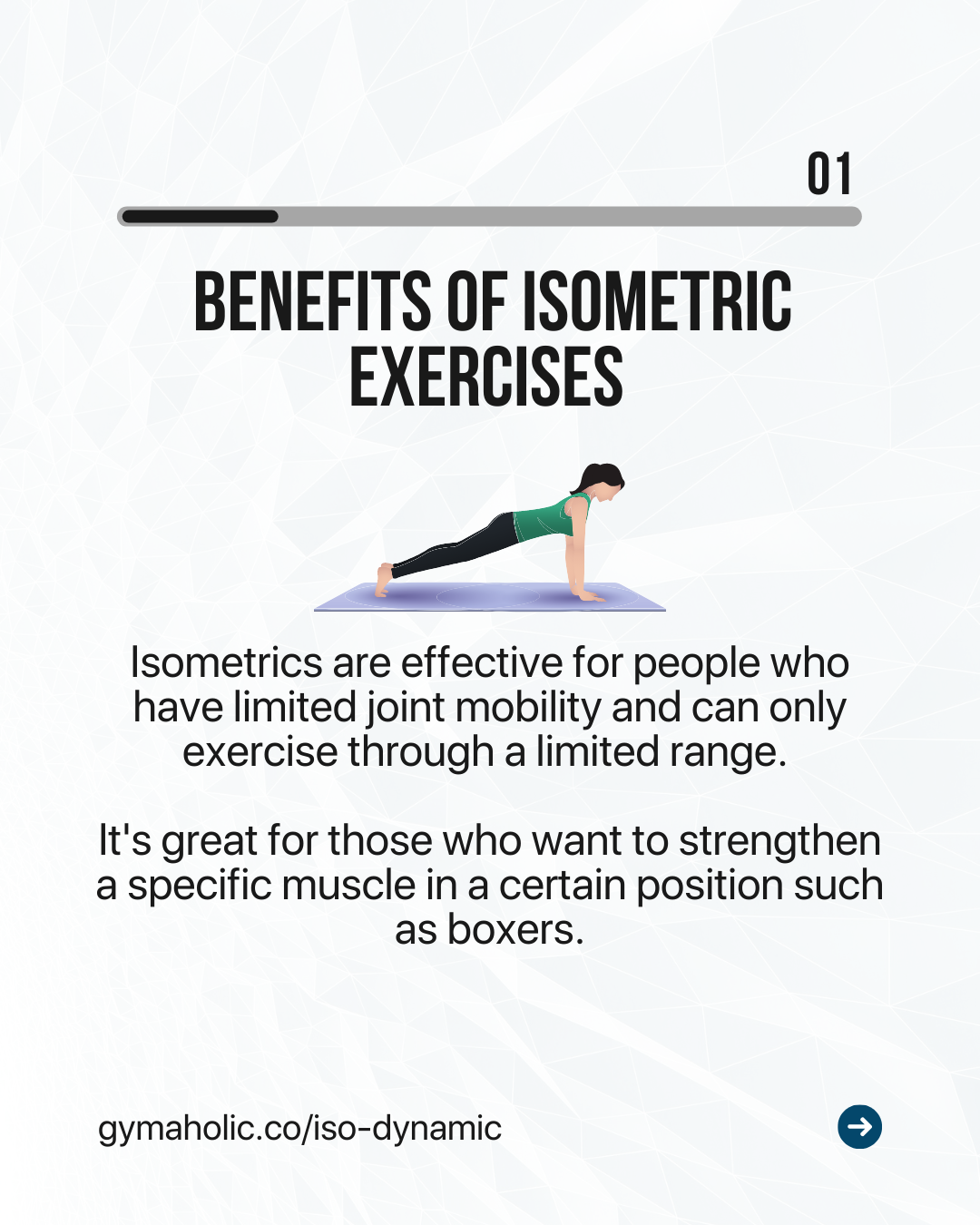 Isometric vs. Dynamic Exercises Gymaholic Fitness App