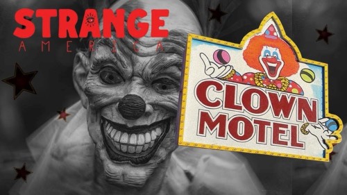 evilbuildingsblog:  Can’t sleep because Clowns will eat you! The Clown Motel in Nevada.