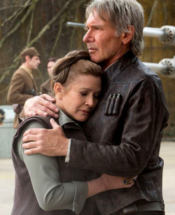 fysw:  Leia and Han - Star Wars: The Force Awakens.