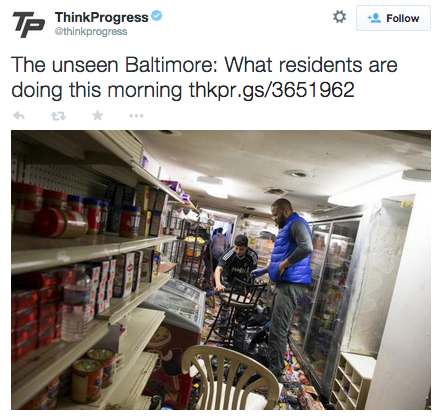 revolutionarykoolaid:  The Day After (4/28/15): Residents across Baltimore begin