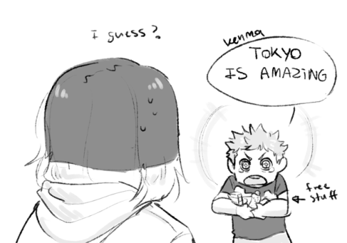 mud-muffin: been thinking a lot about Hinata moving to tokyo and living with Kenma lately HE WOULD L