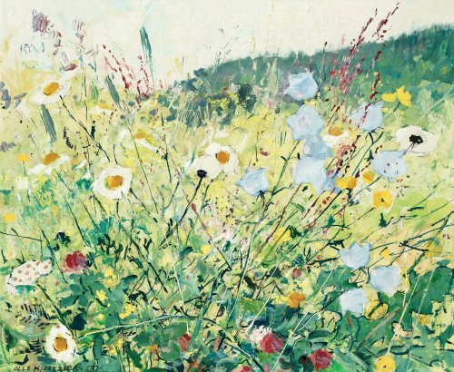 dappledwithshadow:Meadow Flowers, Olle Hjortzberg, 1957