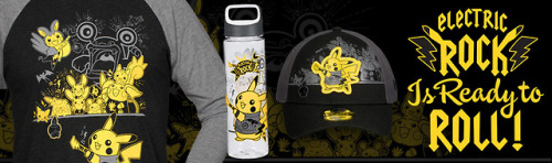 Pokémon Center Exclusive &ldquo;Electric Rock merchandise&rdquo; Collection announced! The collectio