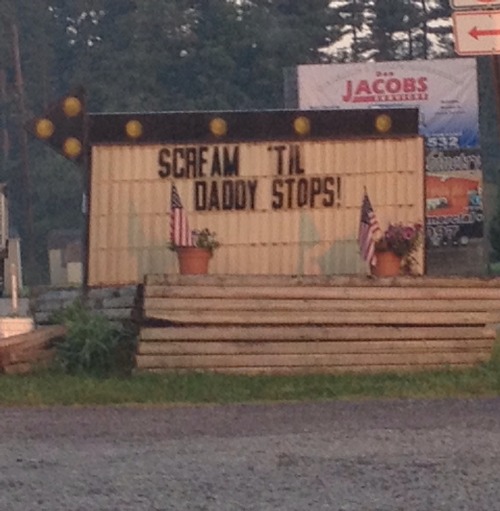 subbyhillygirl:  This is a real picture I took of a sign outside the Dairy Queen near my new apartment.   I think I’m gonna like this town.