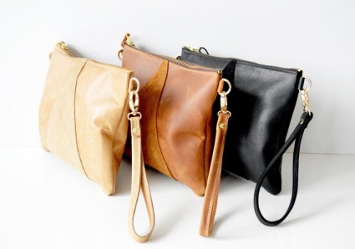 Modern Leather Purse //ForestBags