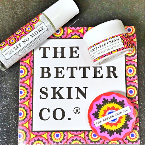 The timing couldn’t be any more perfect for me to have received my @betterskinco Zit No More and Mir
