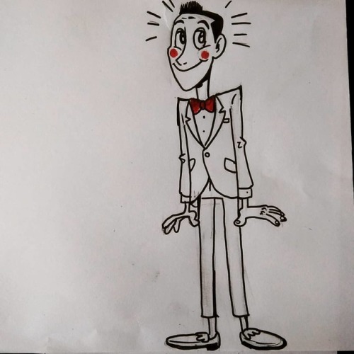 Let&rsquo;s be honest, Pee-Wee Herman scares the shit out of me. #peewee #peeweeherman #peeweesb