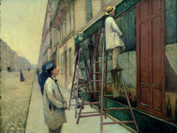 Goodolarthistory:  Artist: Gustav Callibotte Title: The House Painter  Gustave Caillebotte