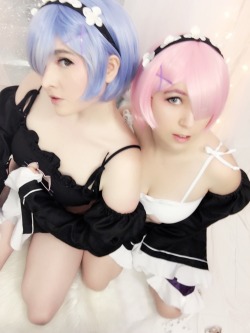 nsfwfoxydenofficial: Wearing Rem and Ram