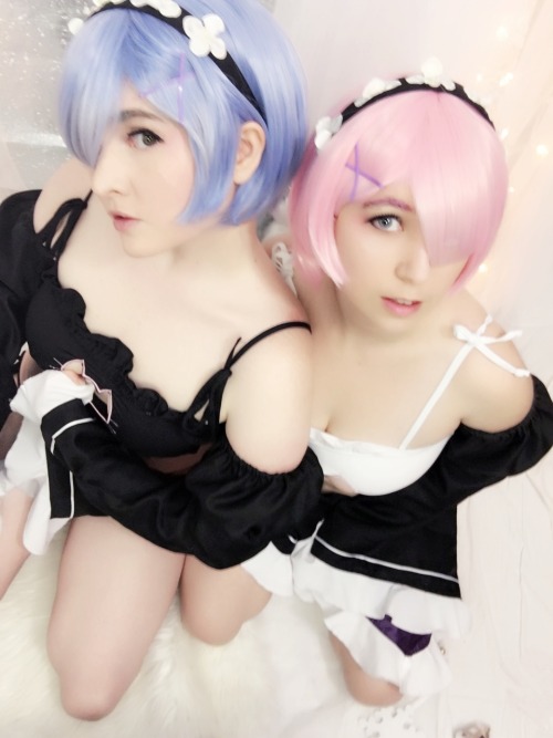 Sex nsfwfoxydenofficial:  Rem and Ram shibari pictures