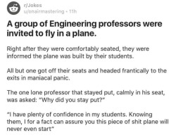 engineerthougts:  I’m pretty sure this was my prof. 😂