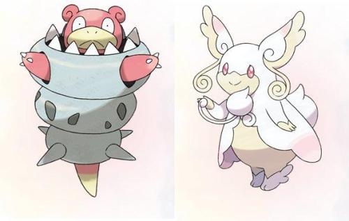 pokemon-global-academy:Official Korean site accidentally reveals Mega Slowbro and Mega Audino 