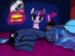 mlpfim-fanart:  Luna Napping by EcchimanX16