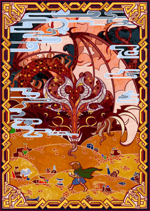 scowlofjustice: dduane: aide-factory:Breathtaking The Hobbit and The Lord of the Rings illustration 