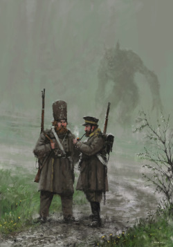 jakubsan:  ‘Monday’concept art from my  ‘1863 - Wolfpack ‘ project, about the group of extraordinary insurgents fighting against the Russian Empire in the nineteenth-century Poland… cheers!