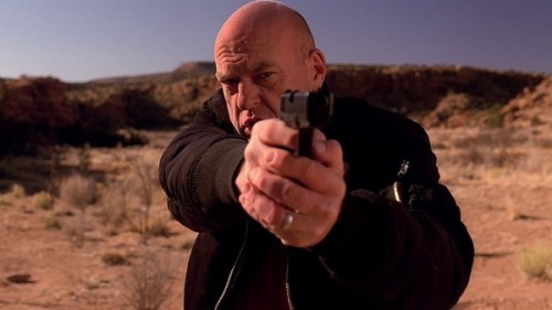 ispyafamousface:  Dean Norris, now renowned for his portrayal of the affable-badass Hank Schrader on