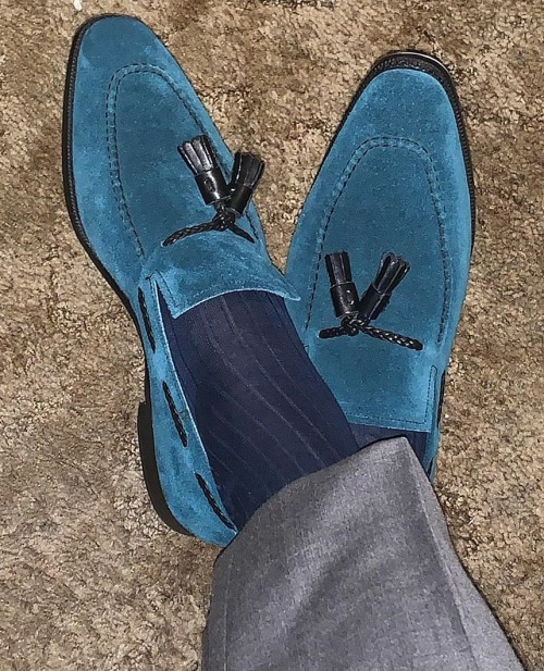 Love to see clients happy with their shoes! Here @sartorially_inclined shows us how he rocks his Tea